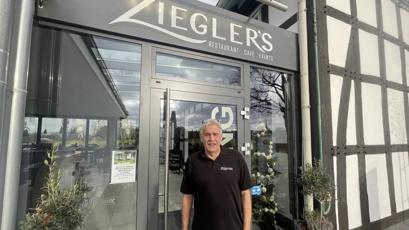 Drei Jahre hat Klaus Perreth das Restaurant "Ziegler's" am Golfplatz in Cappel betrieben. Am 21. Dezember &ouml;ffnete er zum letzten Mal. In der Gastronomie m&ouml;chte er weiterarbeiten - und sucht ein neues Objekt. - &copy; Silke Buhrmester