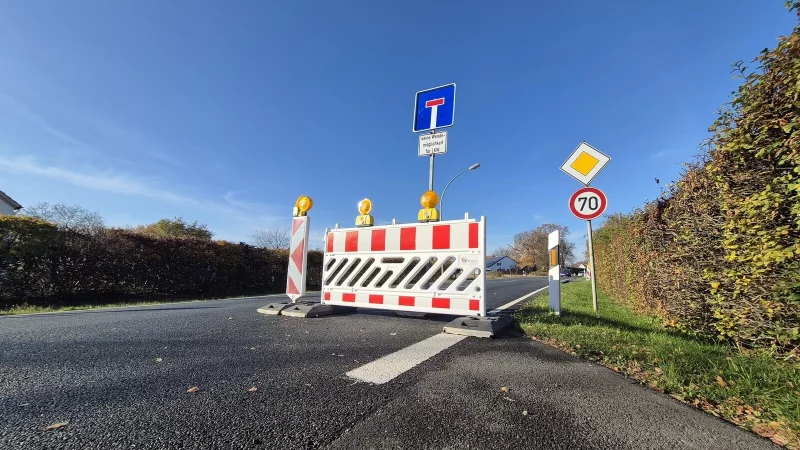 Die Pivitsheider Stra&szlig;e ist in Richtung Lage gesperrt. Und das wird vorerst auch so bleiben. - &copy; Lorraine Brinkmann