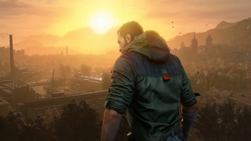 Protagonist Kyle Crane blickt &uuml;ber die d&uuml;stere Welt von Castor Woods, bereit f&uuml;r den n&auml;chsten &Uuml;berlebenskampf in The Dying Light: The Beast. - &copy; Techland