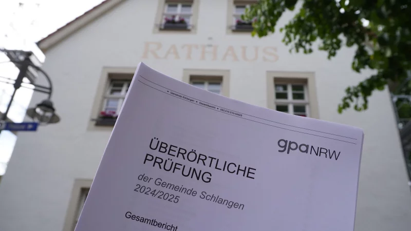 Die Gemeindeprüfungsanstalt NRW hat sich turnusgemäß mit der Gemeinde Schlangen befasst. Die Ergebnisse der "überörtlichen Prüfung" offenbaren Licht und Schatten - © Gemeinde Schlangen
