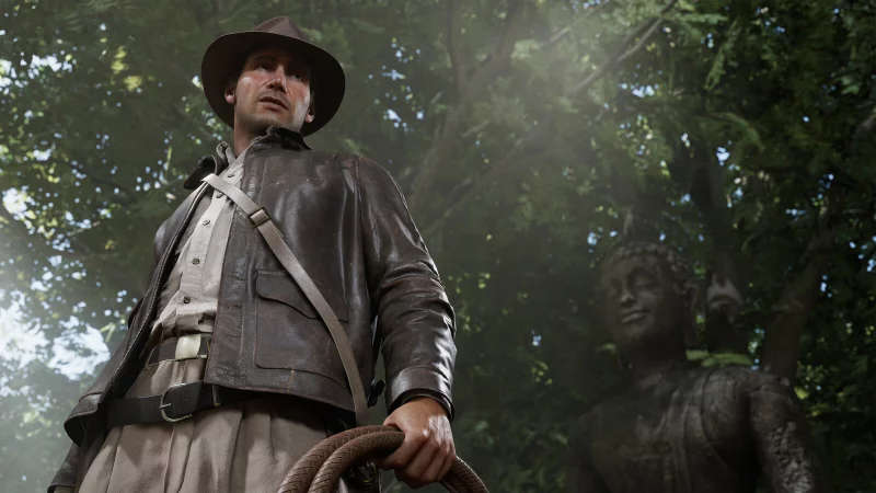 Wei&szlig; Indiana Jones mehr, als wir alle ahnen? Das Blockbuster-Spiel "Indiana Jones und der gro&szlig;e Kreis" ist Teil der plattform&uuml;bergreifenden Strategie der Xbox. - &copy; Bethesda