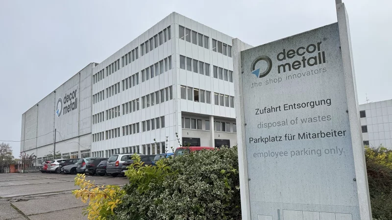 Das Metallbauunternehmen "decor metall" an der Benzstraße hat Insolvenz angemeldet. - © Sven Kienscherf