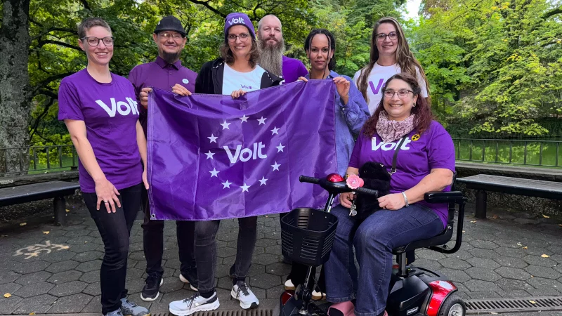 Dieses lokale Team setzt sich in Lippe jetzt f&uuml;r die Ziele von Volt ein. - &copy; Volt Lippe