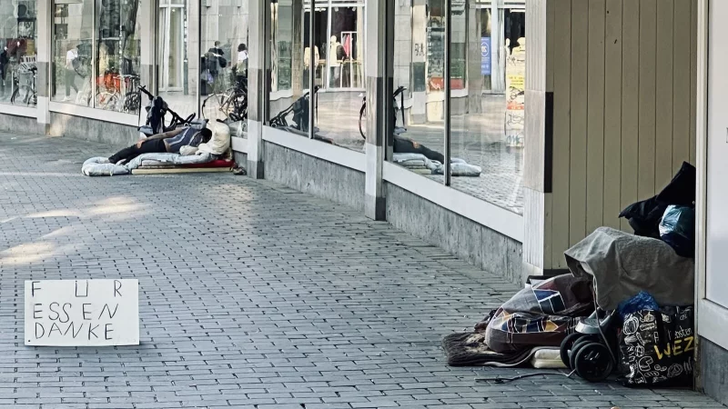 Am Sonntag bleiben die Quartiere besetzt. - &copy; Stefan Becker