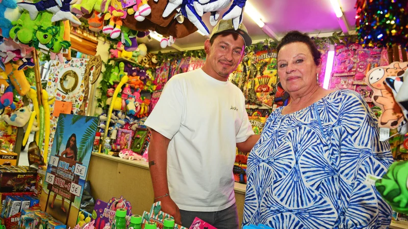 Anthony und Martina Lemoine aus Lemgo mit "Maui´s Entenangeln". - © Nicole Ellerbrake