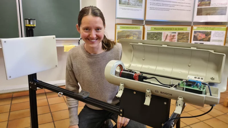 Vivian Holzhauer freut sich, dass die Biologische Station Lippe in Schieder als Partnerin für das bundesweite Forschungsprojekt zu Nachtfaltern einen Zuschlag bekommen hat. - © Marianne Schwarzer