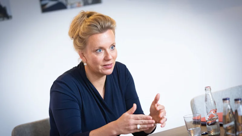 Interview mit NRW-Wissenschafts- und Kulturministerin Ina Brandes (CDU). - &copy; Mike-Dennis Mueller