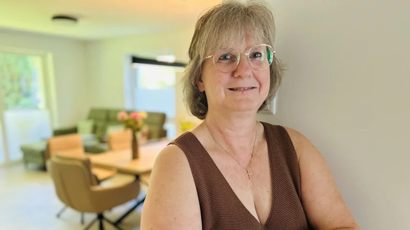 Kerstin Hollmann hat in der Sendung "Nachtcaf&eacute;" zum Thema "Leben nach dem Verbrechen" &uuml;ber ihr Schicksal erz&auml;hlt und wie sie ihr Leben nach dem gewaltsamen Tod ihres Mannes mittlerweile in die Hand genommen hat. - &copy; Nicole Donath