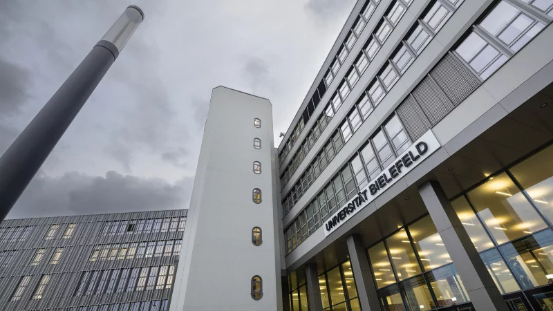 Wegen der massiven Störung einer Vortragsveranstaltung war am Montagabend die Polizei in der Universität im Einsatz. - © Oliver Krato