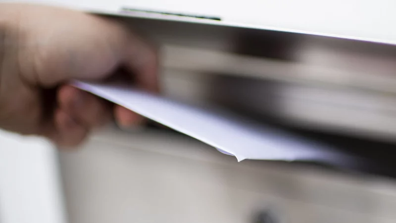 Ein Detmolder fand aus heiterem Himmel eine Auftragsbestätigung für den Glasfaser-Ausbau in seinem Briefkasten, obwohl er laut eigener Aussage nie einen Vertrag abgeschlossen hatte. - © Kirchner-Media/Wedel/picture alliance