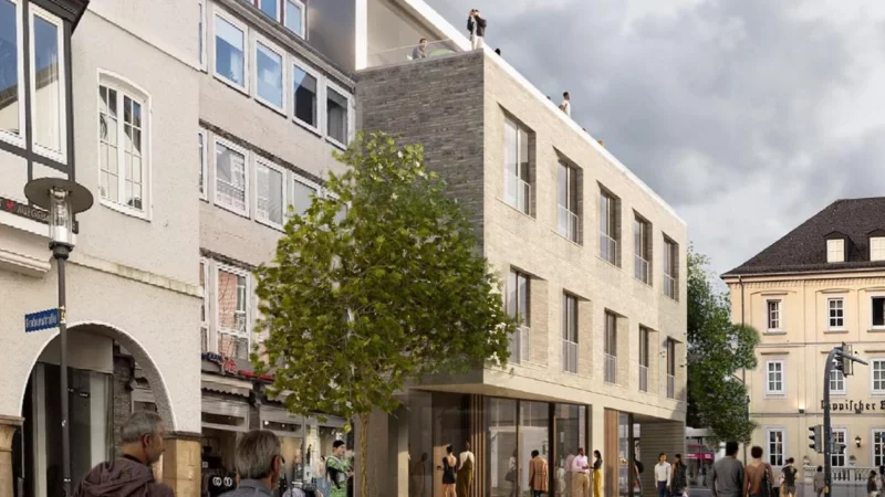 Die Stadt Detmold möchte das Hornsche Tor in Eigenregie entwickeln. Man befürchtet, dass es sonst zu einem Spekulationsobjekt verkommen könnte. - © Duprée Architekten Lemgo