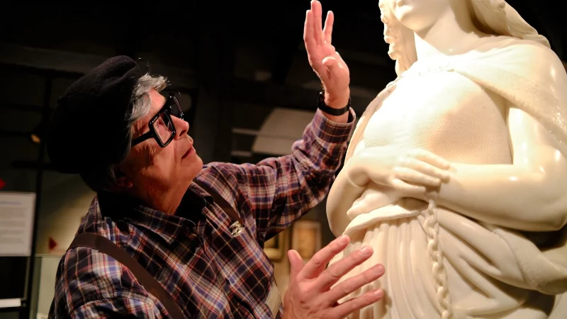 Dr. Gustav Grummel ist von Thusnelada ganz begeisert. Er führt ab November durch das Museum - vorher können LZ-Leser ein Preview gewinnen. - © Sven Koch