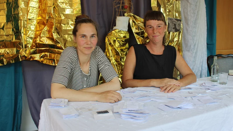 Seit M&auml;rz betreiben Nora Maciol (links) und Vera Jessen den Kunstraum das delikat. - &copy; Kyrill von Matuschka