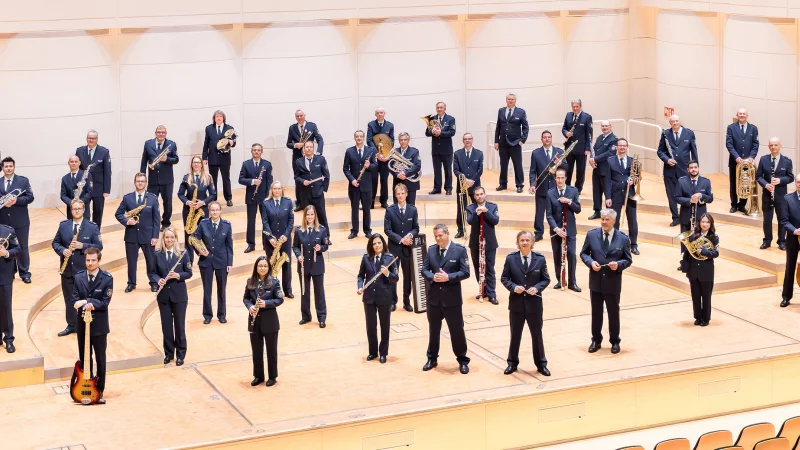 Das Landespolizeiorchester NRW tritt in Lemgo bei einem Benefizkonzert auf. - © Landespolizeiorchester NRW