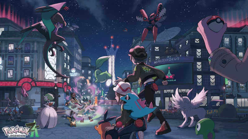In "Pokémon-Legenden: Z-A" begegnen uns eine Vielzahl altbekannter Pokémon aus den verschiedenen Generationen. - © Nintendo