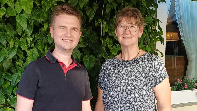 Die neuen Vorsitzenden: Witali Eichhorn, Edeltraud N&uuml;lle. - &copy; DGB Lippe