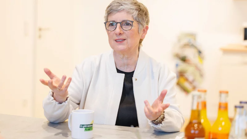 Britta Ha&szlig;elmann, Co-Fraktionsvorsitzende der Gr&uuml;nen im Bundestag, will f&uuml;r Ver&auml;nderung eintreten. - &copy; Oliver Krato