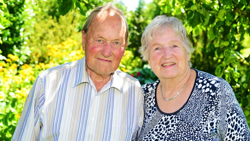 Helma und Fritz Stukenbrok feiern ihre Diamantene Hochzeit - © Nicole Ellerbrake