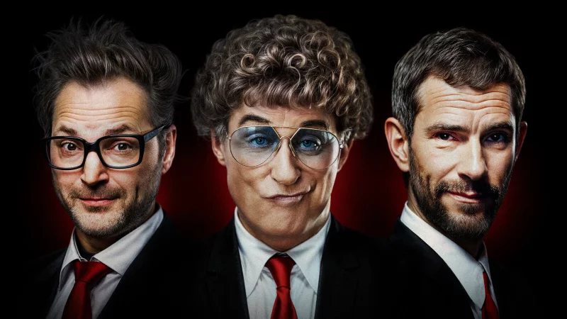 Paul Panzer, Atze Schröder und Micky Beisenherz kommen am 16. Dezember nach Lemgo. Zwei von ihnen sezieren das Jahr schon mal vorab im LZ-Interview, - © Artwork by Pilaupictures.com