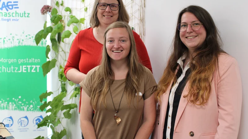 Mit den beiden Klimaschutzmanagerinnen Anja Neuw&ouml;hner (links) und Anja Wiesner (rechts) ist das Fachteam Umweltplanung unter der Leitung von Ilka Beermann personell gut aufgestellt. - &copy; Lorraine Brinkmann
