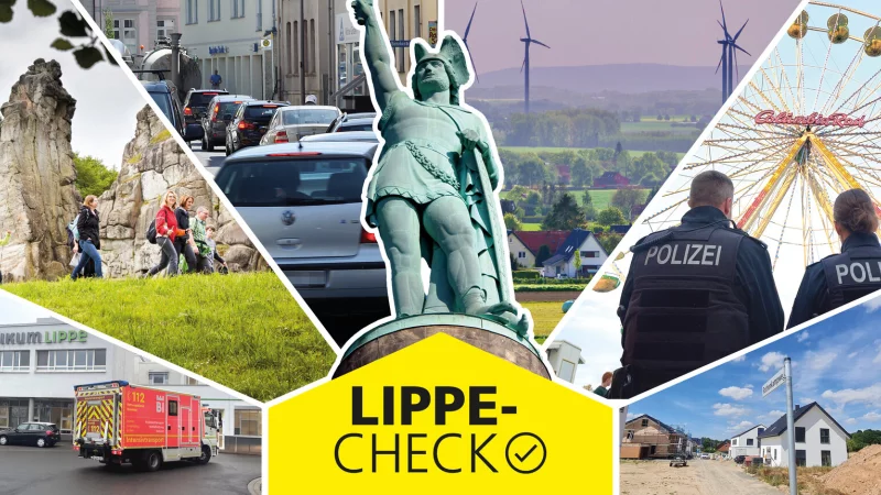 Beim Lippe-Check konnten Lipperinnen und Lipper ihren Heimatort in 14 Kategorien bewerten. - © Daniel Bobe