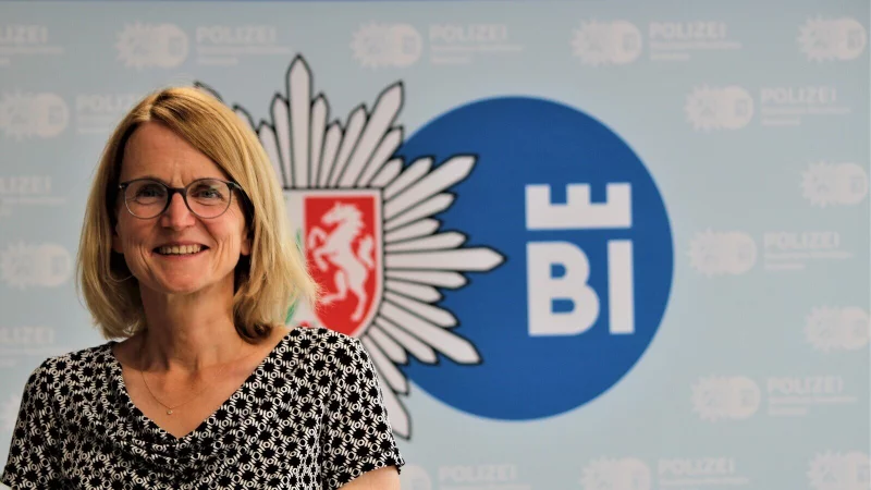 Sandra Müller-Steinhauer ist seit 2022 Polizeipräsidentin in Bielefeld. - © Lukas Brekenkamp
