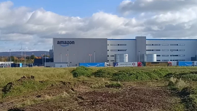 Amazon hat das größtes Firmengelände im Industriepark Lippe. - © Diana Ammer