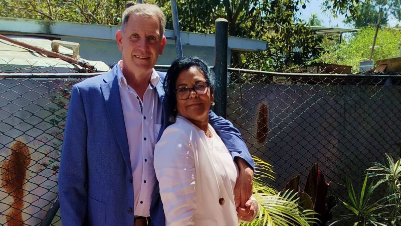 Am 14. M&auml;rz 2025 hat J&ouml;rg Lachmann seine Partnerin Mirna Clara Hernandez Borell in Havanna geheiratet. Nun wartet er darauf, dass die Kubanerin endlich zu ihm nach Deutschland kommen darf. - &copy; Anja Hustert