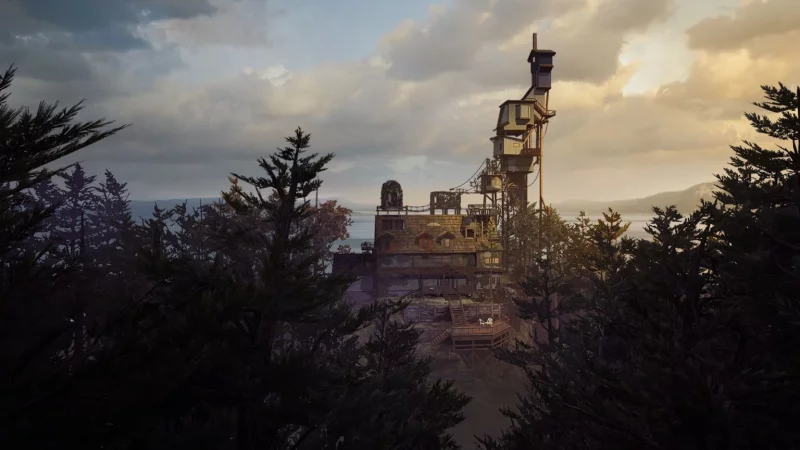 Das verwinkelte Finch-Haus, der zentrale Schauplatz in What Remains of Edith Finch, symbolisiert die komplexe Geschichte der Familie. - &copy; Giant Sparrow/Annapurna Interactive
