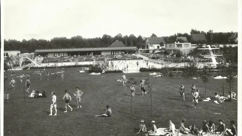 Blick zur&uuml;ck: Das Freibad Schwarzenbrink vor 60 Jahren. - &copy; F&ouml;rderverein Freibad Schwarzenbrink