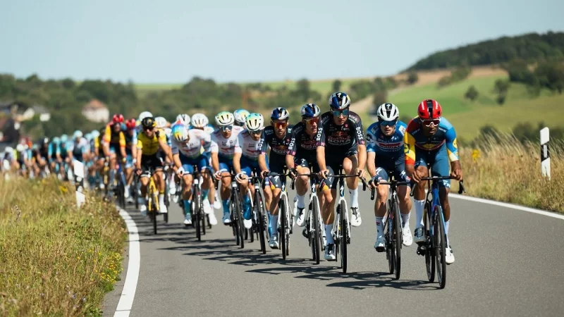 Die Lidl Deutschland Tour fährt auch durch Gütersloh – hier ein Foto aus der 1. Etappe des vergangenen Jahres. - © Lidl Deutschland Tour, Marcel Hilger