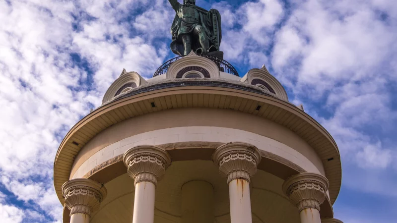 Das Hermann Heights Monument in New Ulm, Minnesota. - © Mac H/wikimedia