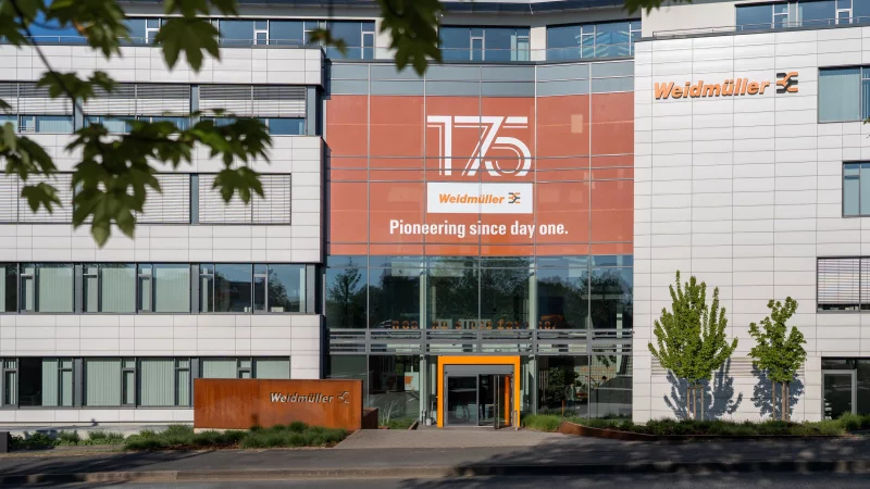 Das Detmolder Unternehmen Weidmüller feiert in diesem Jahr sein 175-jähriges Firmenjubiläum. - © Weidmüller