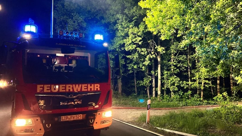 Die Feuerwehr verhinderte Schlimmeres. - &copy; Feuerwehr Lage