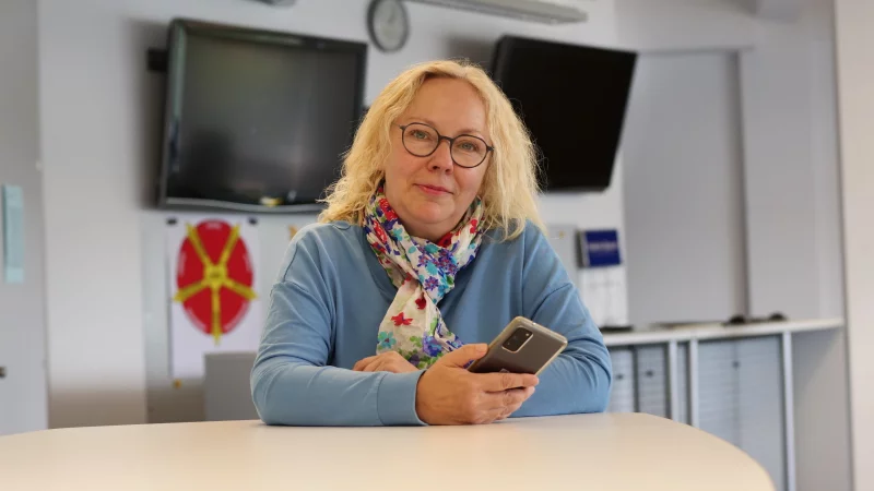 Astrid Sewing, Mitarbeiterin des Lippischen Medienhauses. - &copy; J&ouml;rg Hagemann
