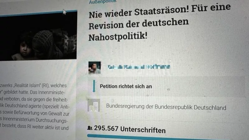 Fast 300.000 Personen (Stand: 6. Januar, 17.30 Uhr) haben die Petition unterzeichnet, in der ein Ende der Staatsr&auml;son gefordert wird. Brisant: Der Initiator gilt als Islamist, sogar das Petitionsportal warnt davor. - &copy; Lukas Brekenkamp
