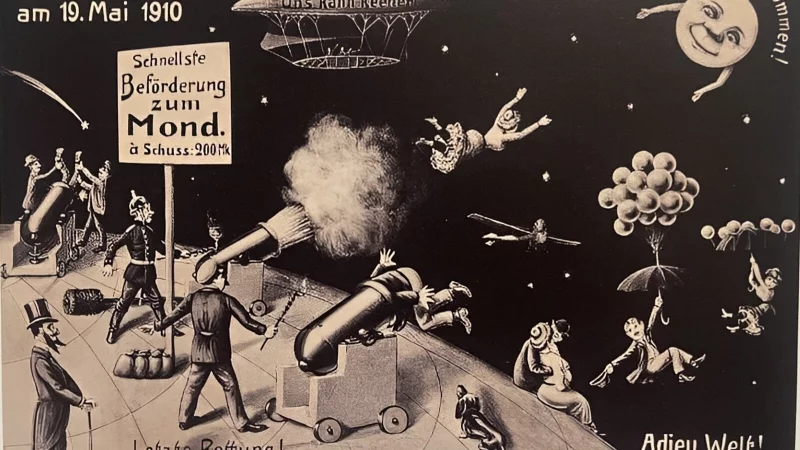 Der Weltuntergang am 19. Mai 1910, vor dem diese Postkarte warnt, ist zum Glück ausgeblieben. Um die Glaubwürdigkeit der Astrologie geht es bei der Diskussion am 22. Mai im Museum Schloss Brake. - © Silke Buhrmester