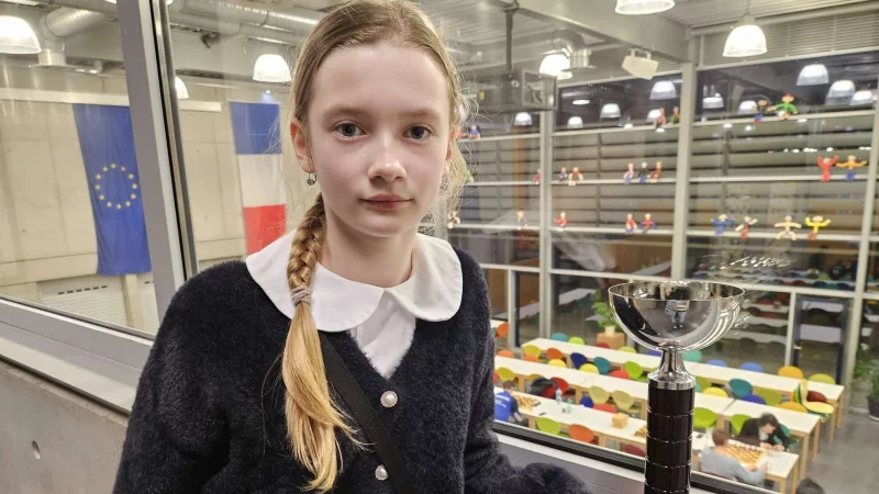 Lily Schirmbeck aus Halle zählt zu den größten Schachtalenten des Landes. - © SK Halle