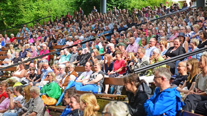 Die Freilichtbühne Bellenberg ist zu seinen Spielzeiten stets bestens besucht. - © Archivfoto: Nicole Ellerbrake