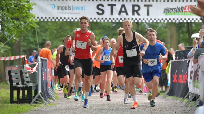 2.700 L&auml;ufer wollen bei dem beliebten G&uuml;tersloher Event "G&uuml;tersloh l&auml;uft" am Mittwoch an den Start gehen &ndash; bei hei&szlig;en Temperaturen. - &copy; Jens D&uuml;nh&ouml;lter