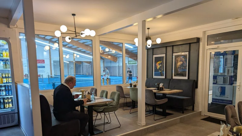 Das Restaurant Mythos am Tennisclub Lemgo. - &copy; Annika Langhagel