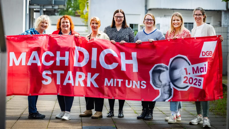 Am 1. Mai finden in NRW einige Kundgebungen statt – auch in OWL. Alle Termine im Überblick. - © Sarah Jonek