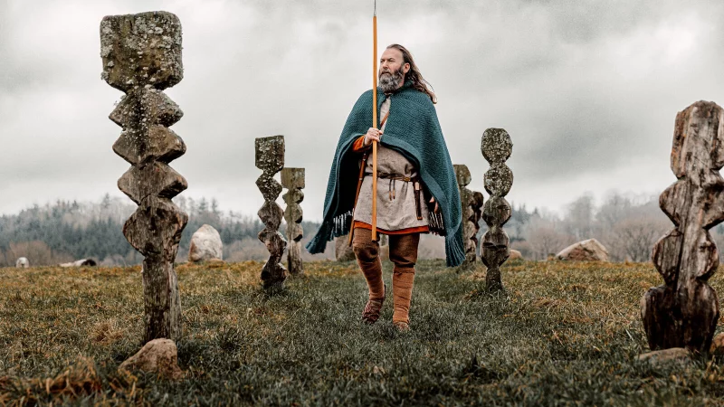 Aus der Fotoserie für das Buch: So waren die Germanen wohl in der Senne unterwegs. - © Jonas Radtke/Ullstein-Verlag