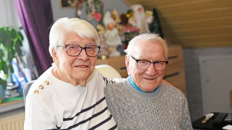 Gerda und Manfred Kloß blicken auf 65 gemeinsame Ehejahre zurück. - © Nicole Ellerbrake