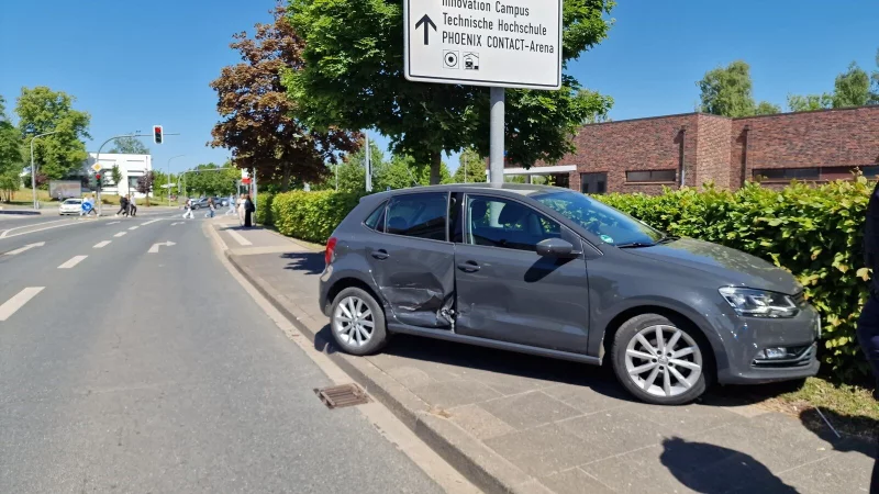 Bei dem Unfall in Lemgo wurde niemand verletzt. - &copy; Nadine Uphoff