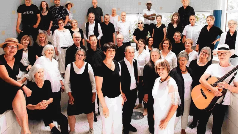 Der Chor "JAM - Jazz and More" war einer der Akteure beim Chorfestival. - &copy; Bildrechte: Jazzchor Jam