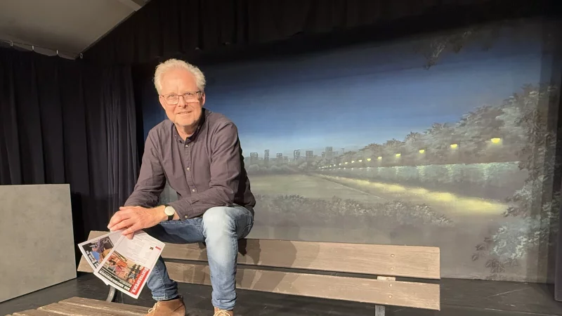 Frank Wiemann spielt seit 40 Jahren Theater. F&uuml;r das kommende Jahr plant der 61-J&auml;hrige seine R&uuml;ckkehr auf die B&uuml;hne im Kulturbahnhof Lemgo. - &copy; Carolin Nieder-Entgelmeier