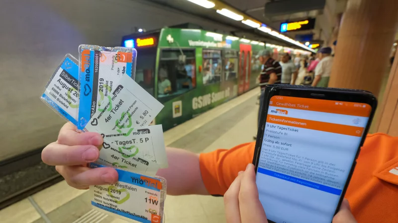 Ab dem 1. August entfallen Tickets mit Entwerterfunktion. - &copy; Andreas Zobe