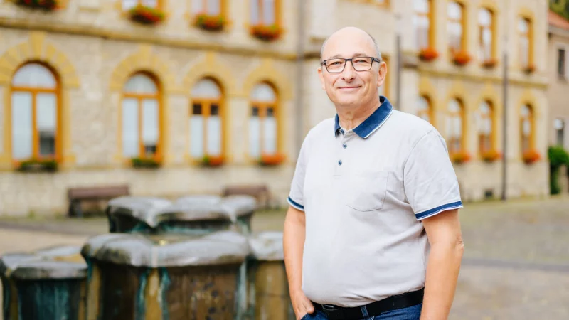 Carsten Ehmer geht für die CDU ins Rennen ums Amt des Bürgermeisters. - © BESIM MAZHIQI