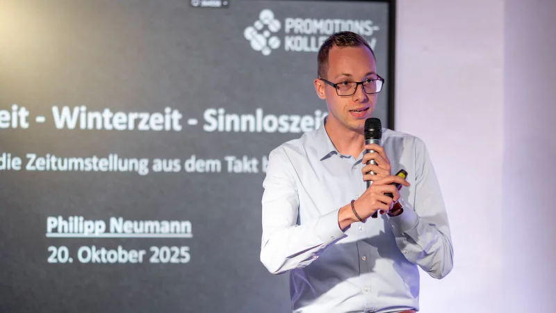 Philipp Neumann ist mit seiner Studie zur Zeitumstellung auf großes Interesse gestoßen. - © TH OWL